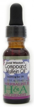 Compound Mullein Oil 2oz: Dropper Bottle: 2 Fluid Ounces