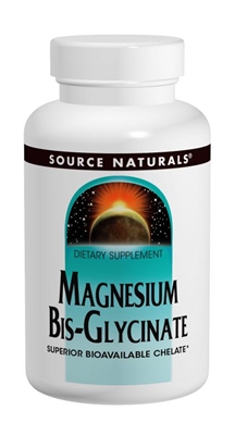 Magnesium Bis-Glycinate: Bottle / Vegetarian Tablets: 60 Tablets