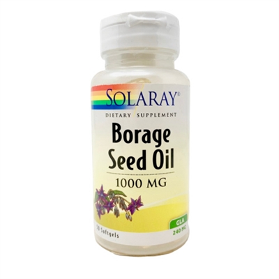 Borage Seed Oil : 1,000mg, 50 Soft Gels