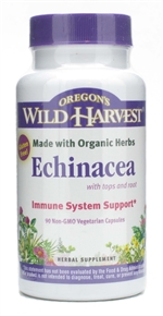 Echinacea: Bottle / Organic: 90 Capsules