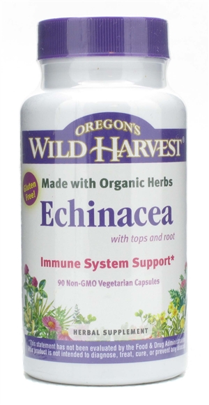 Echinacea: Bottle / Organic: 90 Capsules