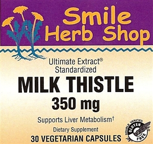 Milk Thistle 350mg 30's: Bottle / Capsules: 30 Vegetarian Capsules
