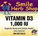 Vitamin D3 1,000 IU: Bottle / Softgels: 100 Softgels