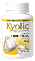 Kyolic Formula 104: Cholesterol: Bottle / Capsules: 100 Capsules