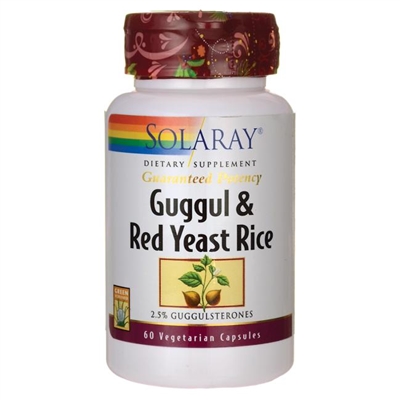 Guggul & Red Yeast Rice: Bottle / Vegetarian Capsules: 60 Vegetarian Capsules