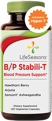 B/P Stabili-T Blood Pressure Support: Bottle / Vegetarian Capsules: 120 Capsules