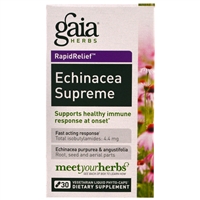 Echinacea Supreme: Bottle / Vegetarian Liquid Phyto-Caps: 30 Capsules