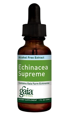 Echinacea Supreme, Alcohol-free  Contains Gaia Farm Echinacea Extract: 1 Fluid Ounce