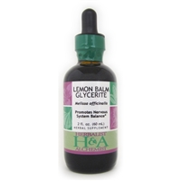 Lemon Balm: Dropper Bottle / Organic Glycerine Extract: 2 Fluid Ounce