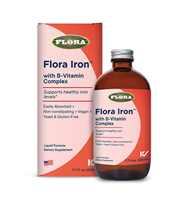 Flora Iron with B-Vitamin Complex: 7.7 Fluid Ounces