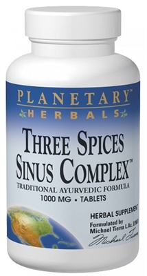 Three Spices Sinus Complex: Bottle / Tablets: 90 Tablets