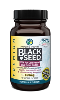 Premium Black Seed Oil: Bottle / Capsules: 90 Capsules
