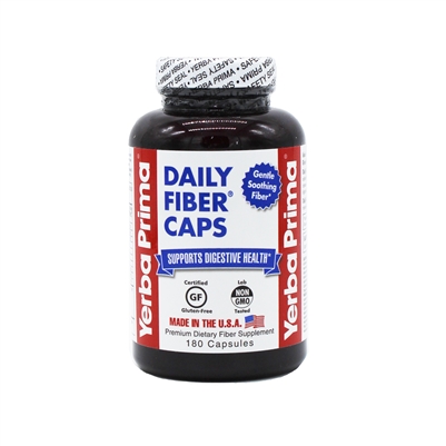 Daily Fiber Caps: Bottle / Capsules: 180 Capsules