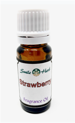 Strawberry Fragrance Oil: Amber Bottle 10ml
