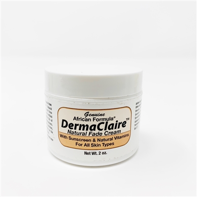 Dermaclaire Natural Fade Cream: Jar / Cream: 2 Ounces