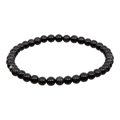 Obsidian Bracelet : 4mm