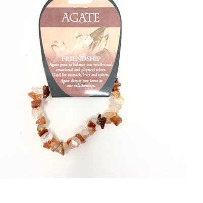 Agate Chip Bracelet : Friendship