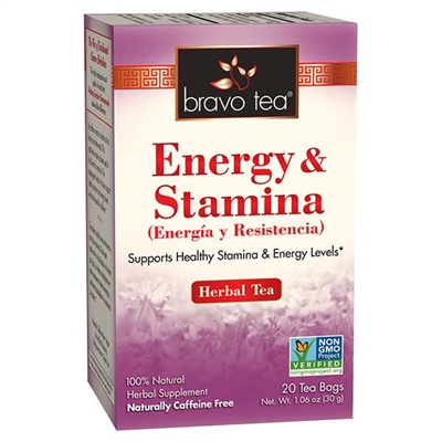 Energy & Stamina: Boxed Tea / Individual Tea Bags: 20 Bags