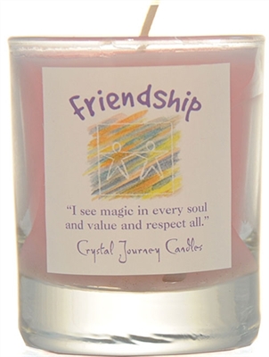 Herbal Magic Filled Votive Holder - Friendship