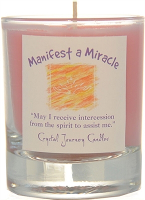 Filled Votive Holders Mandala - Manifest A Miracle