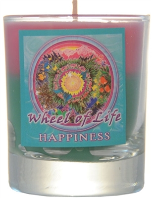 Filled Votive Holders Mandala - Happiness