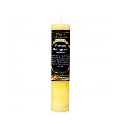 Mercury Retrograde Neutralizer Pillar Candle