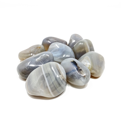 Banded Agate, tumbled