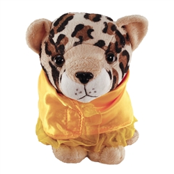 Leopard Cub with Blanket Plush
