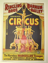 Ringling The Marvelous Marcellus Troupe Poster