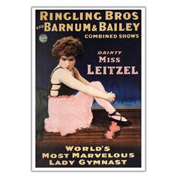 Ringling Miss Leitzel Poster