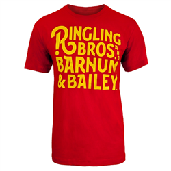 Ringling Bros. and Barnum & Bailey Block Text Tee