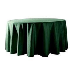 126" Round Polyester Table Cloths