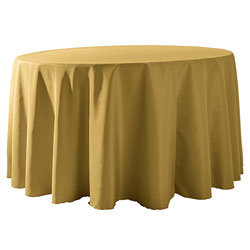 132" Round Polyester Table Cloths