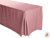 Fire Retardant/Proof Polyester Fitted Tablecloth 30"X96"X29" W/ Inverted Pleats - 8 Foot Table