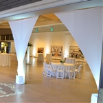 6 Ft 3 Point White Spandex Ceiling Wall Patio Sunshade Sails 6 Ft 3 Point White Spandex Ceiling Wall Patio Sunshade Sails