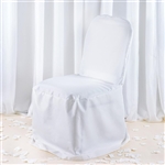 Premium Banquet Chair Cover - White