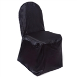 Chair Covers (Banquet) - Satin Black