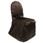 Chair Covers (Banquet) - Satin Chocolate