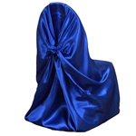 Universal Satin Chair Cover - Royal Blue