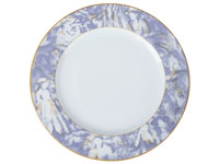 11.5" Violet Porcelain Dinner Plate Catering Set Dinnerware for Restaurant Home - Set of 12