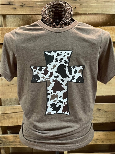 Cow Print Cross