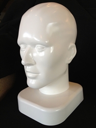 Gloss White Plastic Male Display Head