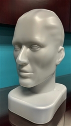 Gloss Gray Plastic Male Display Head