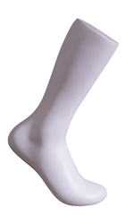 Self Standing Mens Traditional Sock Form White