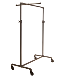 Adjustable Ballet Rack with One Cross Bar - Pipe Collection
