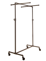 Adjustable Ballet Rack with Two Cross Bars - Pipe Collection