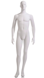 White Male Mannequin - Right Leg Out from www.zingdisplay.com