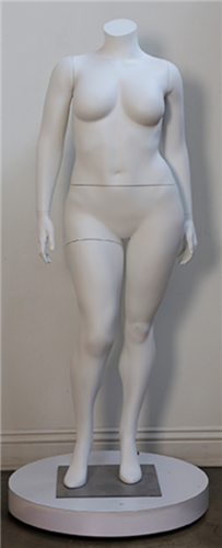 High End Plus Size Headless Female Mannequin - 6 Colors