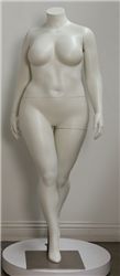 High End Plus Size Headless Female Mannequin Hands to side - 6 Colors