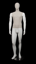 Linen Mixed Fabric Male Mannequin Standing